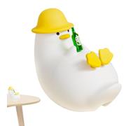 Luz nocturna pato, linda con 3 niveles ajustable, recargable y temporizador de 30 minutos, lámpara de noche, luz nocturna linda lámpara de noche, decoración de oficina, mesa, dormitorio, adulto, noche