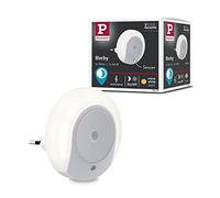 Luz nocturna Paulmann Horby redonda, 0,4 W, 3000 K | Con sensor de movimiento, luz blanca cálida, ideal para pasillos y habitaciones infantiles, IP20