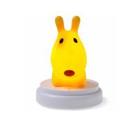 Alecto PERRO INOCENTE - Luz nocturna LED, perro, niños, fantasía, luz difusa, relajante, amarillo