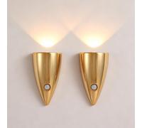 Luz Nocturna Sensor DMovimiento 2 Pieza Magnético Recargable Inalámbrico