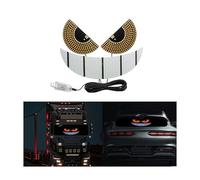 Luz Ojos de Diablo para Coches,Luz Devil Eyes para Parabrisas,USB Plug and Play Ojos LED para Coche,11 Modos de Iluminación Luces Personalizadas Dinámicas para Ojos de Coche