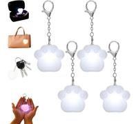 Luz para bolso de mano, con luz de amor, cartera, bolsa de mano, luces de detección táctil para el interior del bolso, monederos de corazón, llavero, lámpara LED recargable con brillo automático con