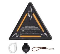 Luz para caminar para la noche, triángulo magnético portátil, accesorios de conducción nocturna para trabajo, hogar, supervivencia en interiores,