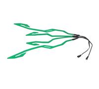 Luz para Casco de Motocicleta Luz Recargable para Casco con Tira LED Impermeable para Señal de Conducción Nocturna 4 Tiras de Luz para Casco de Motocicleta Kit de Accesorios de