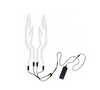 Luz para cascos de motocicleta, tira flexible para casco, calcomanía de señal multimodo, luz brillante con opciones intermitentes, práctico accesorio de conducción nocturna para cascos, uso de