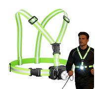 Luz para correr nocturna: equipo de pecho recargable de 1000 lm, lámpara de corredor ajustable de 90 grados, linterna LED para el cuerpo | Seguridad Senderismo Ciclismo Caminar Bicicleta Camping