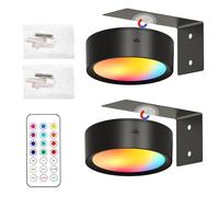 Luz Para Cuadros Que Funciona Con Pilas | Iluminación Magnética Para Pared Con Mando | LED Para Escaleras Pasillos Y Mesilla De Noche Con 13 Modos