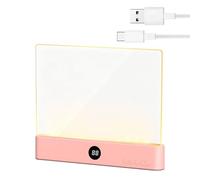 Luz Para LEERS Libros En La Cama, lamparas Libro Lectura, Luz De Lectura, Lecti Luzs, Luzs Para LEERS, Lámpara De Lecturas De Panel Plano En La Cama, Con Temporizador, 3 Colores Y Ajuste De Brillo