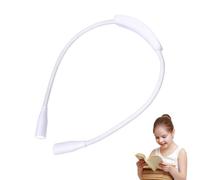 Luz para libros: lámpara recargable por USB, batería de larga duración, diseño de uso cómodo, brazos dobles flexibles, iluminación suave y sin reflejos | Lectura en la cama, sesiones de estudio