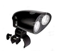 Luz para parrilla de barbacoa, con 10 LED superbrillantes, ajustable a 360°, lámpara de barbacoa al aire libre, plástico ABS resistente al calor, iluminación multiusos