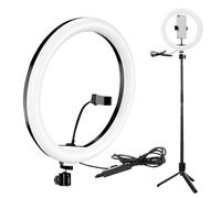 Luz para Selfie - de teléfono de 25 cm, Lámpara LED de relleno para