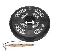 Luz para sombrilla de patio, disco recargable de 28 LED, accesorio de iluminación de bajo consumo, lámpara de sombra impermeable para exteriores, perfecta para terrazas, jardines, relajación junto a