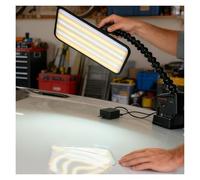 Luz PDR de 6 colores para reparación de abolladuras - Panel LED de líneas con brillo y color ajustables ，herramienta para la reparación de abolladuras sin pintura para técnicos de carrocería