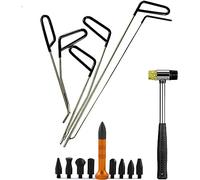 Luz PDR, herramientas para reparación de abolladuras sin pintura, herramientas de luz para reparación de abolladuras de automóviles, herramientas de reparación de ganchos y varillas para remover gra