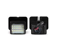 Luz Placa Auto 2 Luces LED Blancas De Alto Brillo Para Matrícula Trasera Coche Para VW Para Polo 6N 1994 1995 1996 1997 1998 1999 Luz de matrícula