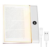 Luz Plana Para Libros, Linterna Para Clip Libros En La Cama, Flat Book Reading Light, Luz LED De Libro De Tapa Blanda, Libro En Cuña, Lámpara De Protección Ocular, Herramientas De Lectura Para Cama
