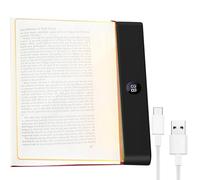 Luz Plana Para Libros, Linterna Para Clip Libros En La Cama, Flat Book Reading Light, Luz LED De Libro De Tapa Blanda, Libro En Cuña, Lámpara De Protección Ocular, Herramientas De Lectura Para Cama
