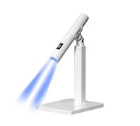 Luz portátil de curado de uñas con batería, secador de esmalte de gel inalámbrico, lámpara de pantalla giratoria, accesorio compacto de manicura técnica, base esterilizadora ergonómica para