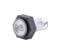 Luz posición Highsider SMART Mini LED redondo, Ø 14,8mm negro transparente