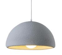 Luz semicircular Industrial, lámpara de araña de un Solo Cabezal con Tornillo E27, Colgante Creativo de poliestireno de Alta Densidad, Accesorios de iluminación Decorativos para Comedor, Cocina, Sala