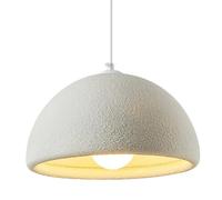 Luz semicircular Industrial, lámpara de araña de un Solo Cabezal con Tornillo E27, Colgante Creativo de poliestireno de Alta Densidad, Accesorios de iluminación Decorativos para Comedor, Cocina, Sala