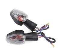 Luz Senal De Giro Luces Direccionales para Motocicleta para H&Onda RVT1000R RC51 2000-2006 XL700V Transalp 700 2008-2011, Intermitentes Delanteros Y Traseros. Intermitentes(Claro)