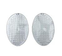 Luz Senal De Giro Luz Direccional para Motocicleta para Kawasaki para Ninja 250R, para Vulcan S 650, D-Tracker 125, 150, 250, W800 Cafe, Intermitente Delantero Y Trasero. Intermitentes(Claro,Lente)