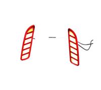 Luz Señal Giro Dinámica Lámpara Reflectora Señal Giro Dinámica LED Para Coche Lámpara Antiniebla Trasera Luz Freno Para Toyota Para Corolla Para Cross 2020-2022 Indicador Intermitente Espejo(Model 2)