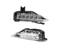 Luz Señal Giro Dinámica Par Luces Antiniebla LED Para Parachoques Delantero Coche Lámpara Señal Giro Para Infiniti Para Q50 Para Modelo Deportivo 2014-2019 Indicador Intermitente Espejo(Clear Color)