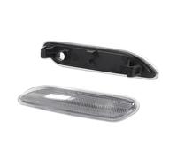 Luz señal Giro dinámica Reemplazos Carcasa Luz Intermitente Marcador Lateral Guardabarros Delantero Para MINI Para Cooper R60 R61 Para Countryman Para Paceman Intermitente lateral LED(Clear Lens)