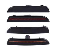 Luz Señal Giro para Ford para Mustang 2010-2014, Luz De Posición Lateral LED De 12 V Y 4 Piezas con Lente Ahumada De Alta Visibilidad Señl Giro Coche