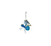 Luz solar azul para jardín, diseño único, luz solar perfecta para iluminar tu jardín y patio, haz que la noche sea más NTf165 (azul, 17 x 8,5 x 17 cm)