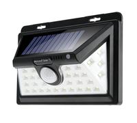 Luz solar exterior acero inoxidable 34LEDs sensor movimiento