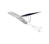 Luz solar - farola LED de 300W, chip 6000K, cuerpo blanco, eficiente y autónoma, ideal para exteriores y zonas urbanas.