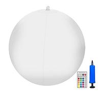 Luz solar inflable para piscina, luz luminosa para exteriores con control remoto, lámpara flotante RGB que cambia de color para fiestas en el jardín, decoración impermeable