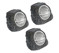 Luz Solar LED 135mm EGLO 48505 Blanco Cálido Gris Rocas