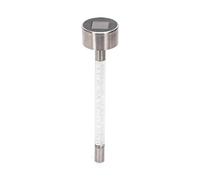Luz Solar LED Ambiental RGB para césped, Acero Inoxidable, con Burbujas; Ideal para Decorar Exteriores y Crear atmósferas agradables.