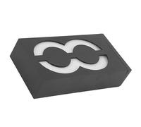 Luz Solar LED con Número de Fuente Grande con Panel Solar Incorporado, Resistente Al Agua, 6 Luces LED, Diseño Antidesmontaje, Ideal para Puertas de Villa, Puertas de Tiendas,