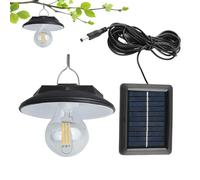 Luz solar para cobertizo, luz de larga duración con ángulo ajustable, lámpara interior a prueba de agua, para jardín, patio, gallinero, camping, viaje, pasarela, piscina, garaje, valla al aire libre