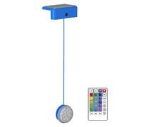 Luz Solar para Piscina - Luces LED Solares para Fuente con Mando,Accesorios De Iluminación Sumergibles Magnéticos Con Modos Múltiples Para Fuentes Bañeras De Hidromasaje Exterior Patio