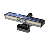 Luz solar Powered Lights, impermeable Security Light, Weather-Resistant Bright Lamp with 120 grados Adjustable Angle, Ideal para casa, Outside Yard, Roof, Door 7,87 pulgadas