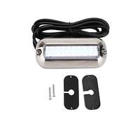 Luz subacuática Azul de 27 LED, lámpara subacuática para Barcos, luz de popa Brillante de 74 LM con Carcasa de Acero Inoxidable, luz LED para Barcos IP68 para Barcos Marinos,