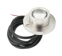 Luz Subacuática de Montaje en Barco, Luz LED Marina Subacuática DC 12V 24V, Acero Inoxidable, Ajuste Universal para Barco, Yate, Iluminación Junto Al Agua (Azul)