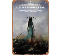 Luz: The Flower of Evil 2019 - Placa de metal para decoración de pared, 20,3 x 30,5 cm