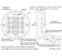 Luz trasera 167 W30 24V WAŚ