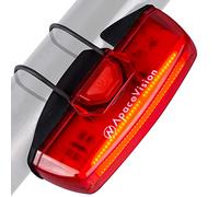 Luz Trasera Bici Recargable USB de Apace - Superbrillante 100 Lúmenes Luz Posterior de Bicicleta LED Fácil Enganche Luz Trasera Roja para Mountain Bike para Seguridad Optima en Bici