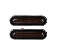 Luz trasera coch Lámpara indicadora luces freno 12V y 24V para camiones, remolques, barcos y camiones, luces traseras 19LED, lámpara señal giro resistente al agua Piloto Trasero(2 piece 55 124mm)