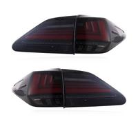 luz Trasera Coche para Lexus RX350 RX330 RX270 RX450 2009 2010 2011 2012 2013 2014 2015 Luces traseras Luces antiniebla Led DRL lámpara Trasera Coche Pilotos Traseros Remolque(Smoke Shell)