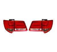 luz Trasera Coche para Toyota para Fortuner 2012-2015 Luces Traseras DRL Luz Señal Giro Freno Accesorios Coche Conjunto Luces Traseras LED Pilotos Traseros Remolque(Red Clear)