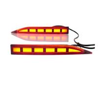 Luz Trasera Coche para Toyota para Yaris Ativ para Vios 2022 2023 Funciones 3 en 1 Luz de Freno Trasera para Correr Reflector de señal de Giro Luz de Parachoques LED Traseras Luces Después(Model C)